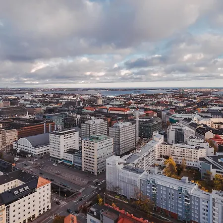 شقة Nordstay - Urban Retreat Near Hietaniemi Self Check-in هلسنكي